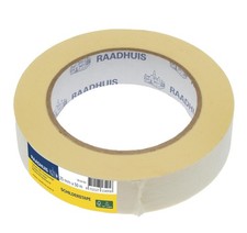 Malerband 25mm x 50m Raadhuis Papier Klebeband Malerkrepp Abdeckband