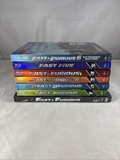FAST AND THE FURIOUS 6-Movie Blu-ray And DVD Collection Great Condition