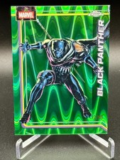 2026 Topps Chrome Marvel Comics 15 Black Panther Green RayWave Refractor 12/99