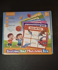 Minetom 6 Set Sorting & Matching Toy for Toddlers Ages 3 & Up