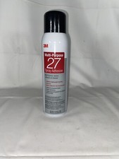 3M Multi-Purpose 27 Spray Adhesive Clear Net Wt 13.05oz Tan 3M 27 Adhesive