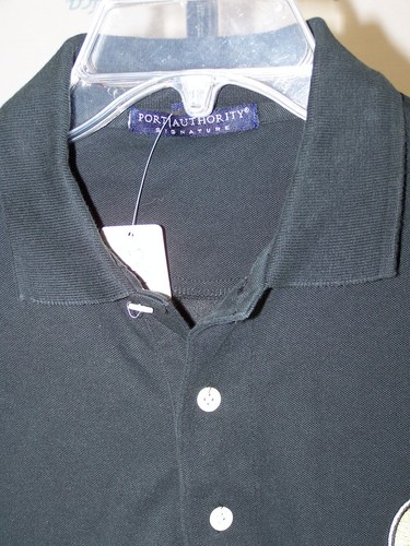 Santa Anna Polo Shirt Mens Large 38 40 Black Collared Short Sleeve Golf Mens - Picture 7 of 7