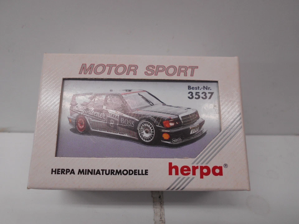 HERPA 1/87 - MERCEDES 190 E EVO II SERIE MOTOR SPORT -  HO - 3537 - Immagine 2 di 2