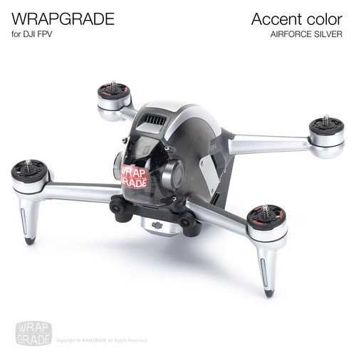 WRAPGRADE Skin Wrap for DJI FPV Drone Accessory / Accent Color - Picture 84 of 106