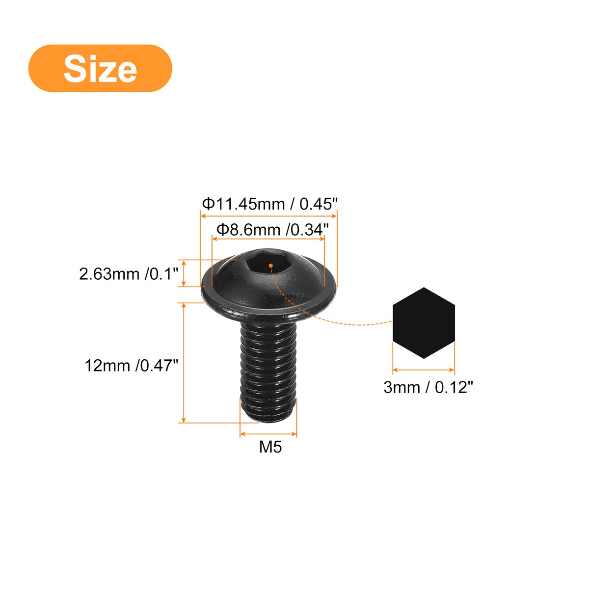 Left Hand Thread Fastener 2pcs Prusa I3 Mk3s Uxcell M3 X 40mm Alloy ...