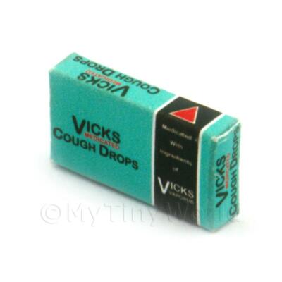 Puppenhaus Miniatur Vicks Menthol Hustentropfen Box