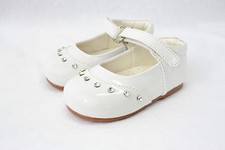  Baby Girls Shoes Formal Shoes Diamante Patent Strap Strap Wedding Occasion 