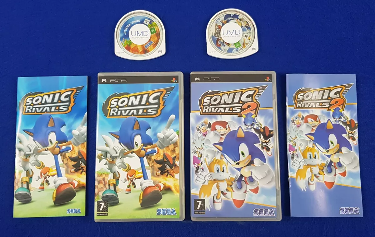 ★海外版・欧州版★PSP★ Sonic Rivals 1 と 2 セット