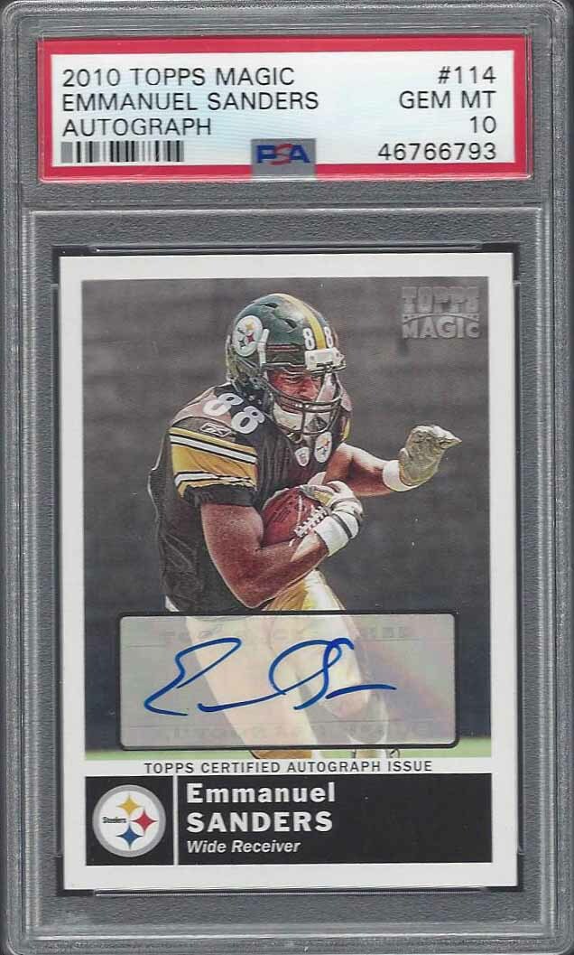 Emmanuel Sanders Topps Magic #114 Autograph
