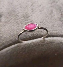 Ruby stone Sterling Silver 925 Ring/Handmade Ruby Gemstone Ring for women/Band