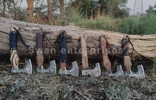 Set of 6 custom handmade carbon steel viking axe tomahawk throwing hatchet -AXE