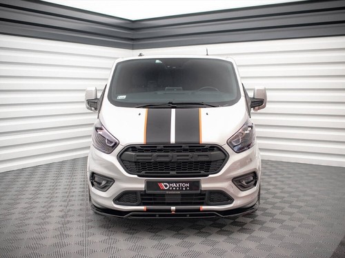 Diffusore anteriore nero lucido per Ford Transit personalizzato ST-Line MK1 lifting - Foto 2 di 5