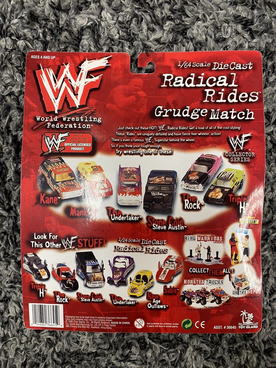 NIP 1998 WWE Radical Rides Grudge Match Kane / Mankind - Diecast