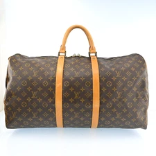 LOUIS VUITTON Monogram Keepall 55 Boston Bag M41424 LV Auth N2479YR706