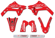 HONDA NEW 2022 POLISPORT RESTYLE GRAPHICS SET  CR125 CR250 2002 -2007 MX DECALS