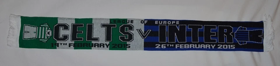 Schal von Celtic Glasgow vs. Inter Mailand, "MATCHSCHAL" -Sammlerstück- - Bild 1 von 1