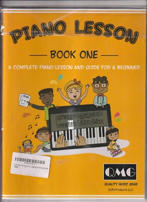 PIANO LESSON BOOK ONE - GUIDE FOR BEGINNERS - QUALITY MUSIC GEAR QMG