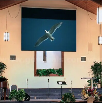Draper Projection Screen 10 FEET WIDE  W/remote. Shipping Is Free.
