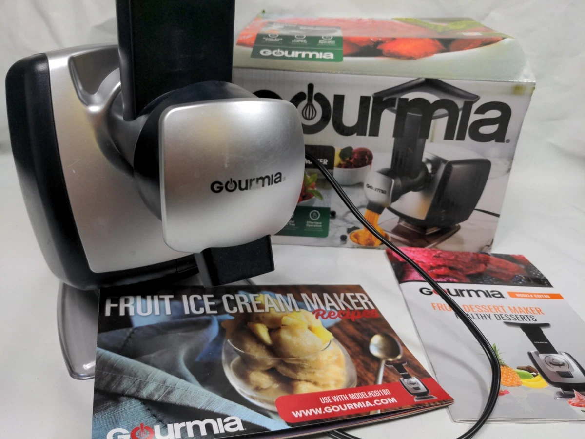 Gourmia GSI180 Fruit Ice Cream Maker Auto Sorbet Soft Serve