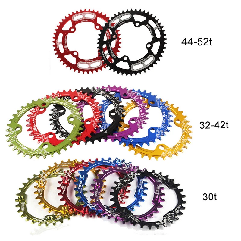 30-52T 104BCD CNC Aluminum alloy Narrow Wide MTB Road Bike Chainring Crank set - Image 2 of 4