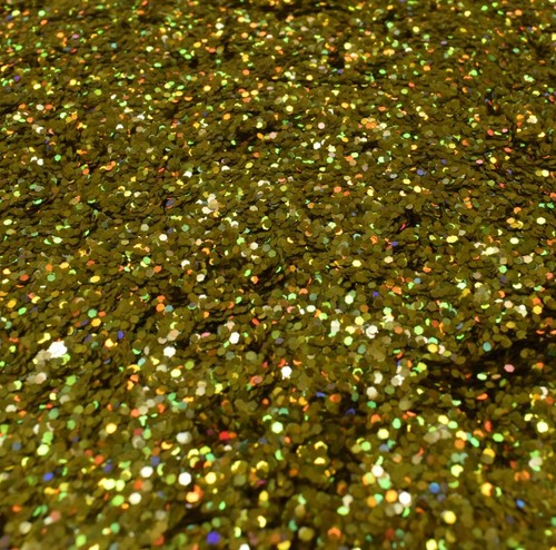 Gold Holographic Metal Flake Glitter .008 Hex Resin Epoxy Resin Casting Hot Rod - Picture 5 of 9