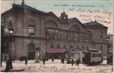 CPA PARIS 15. Bahnhof Montparnasse (158639)