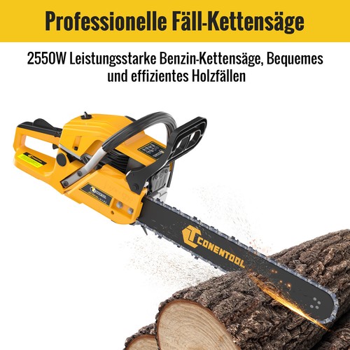 20 Zoll Benzin-Kettensäge,50cm benzinbetriebene Kettensäge, 2.55KW,58 ccm - Bild 2 von 10
