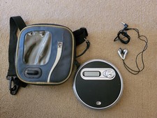 Durabrand Anti-Skip CD-896 Portable CD Player w/ Belt-Shoulder Carry Case  Buds