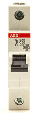 Image of ABB 2CDS251001R0204 S201-C20 SINGLE POLE 1P TYPE C 20A C20 MCB CIRCUIT BREAKER