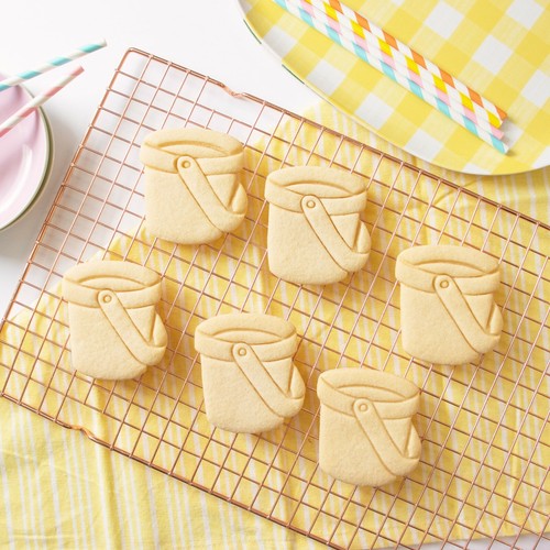 Beach Bucket cookie cutter | nautical birthday seaside summer sand castle party - Picture 3 of 6