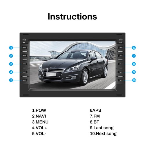 Radio de coche DAB+ 7"" Android 12 para VW ŠKODA PASSAT BORA POLO JETTA MK4 CITI CHICO - Imagen 13 de 17