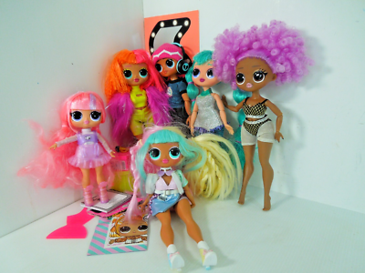 #ad 6 LOL OMG Dolls NEONLICIOUS WINTER DISCO 24K DJ CANDYLICIOUS COOL LEV ALI DANCE GBP 17.99