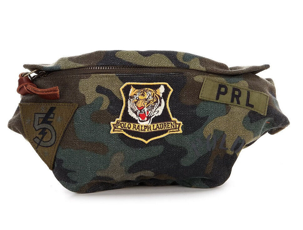 Polo Ralph Lauren Tiger-Patch Camo Canvas Waist Pack $298 | eBay Polo Ralph Lauren Tiger-Patch Camo Canvas Waist Pack $298 | eBay