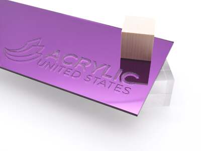 1/8'' Purple Mirror #1020 Acrylic Sheet