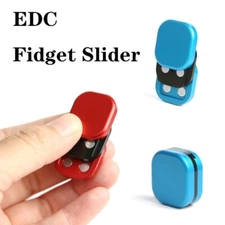 Stainless Steel Mini Cube Fidget Slider EDC Three-layer Fidget Toy Stress Relief