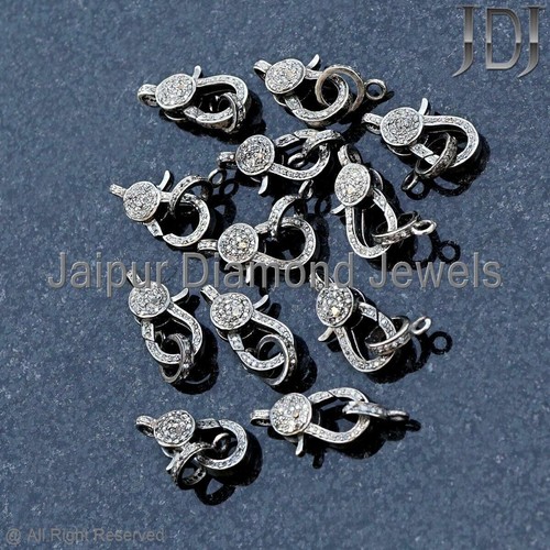 Fermoir Lobster En Argent 925 - Sertissage Pave Diamond | SML | Bijouterie