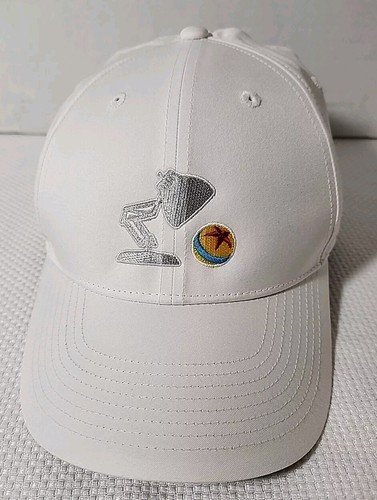 Disney World Exclusive Nike Dri-Fit Golf Pixar Hat/Baseball Cap White M/L M/G