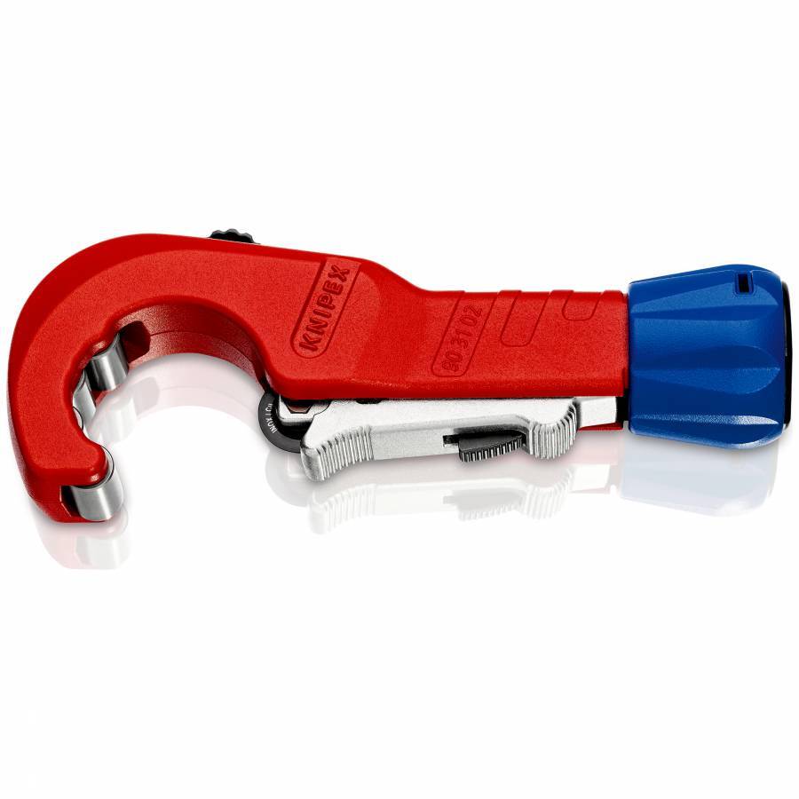 Coupe-tube Knipex pour acier et cuivre de 6 à 35 mm avec ébavureur intégré