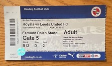 Reading v Leeds United Ticket Sky Bet Championship 10/3/18 (2017/2018)