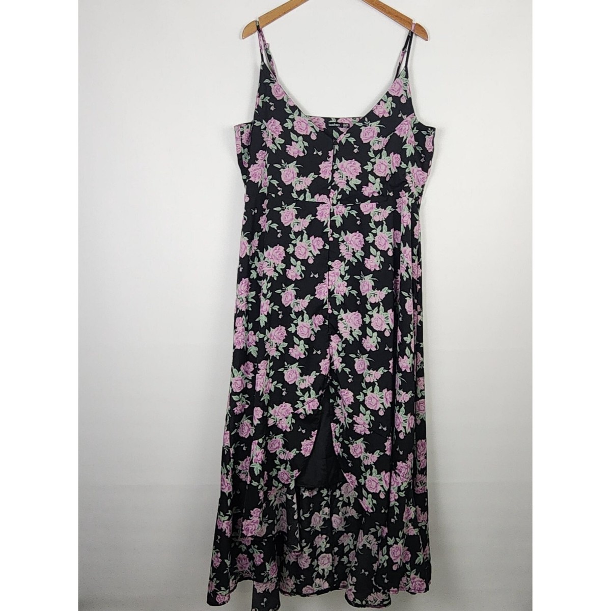 green emerald velvet dress Baltic Born Womens Azalea Off Shoulder Maxi Dress | Green + Fuchsia Pink Floral