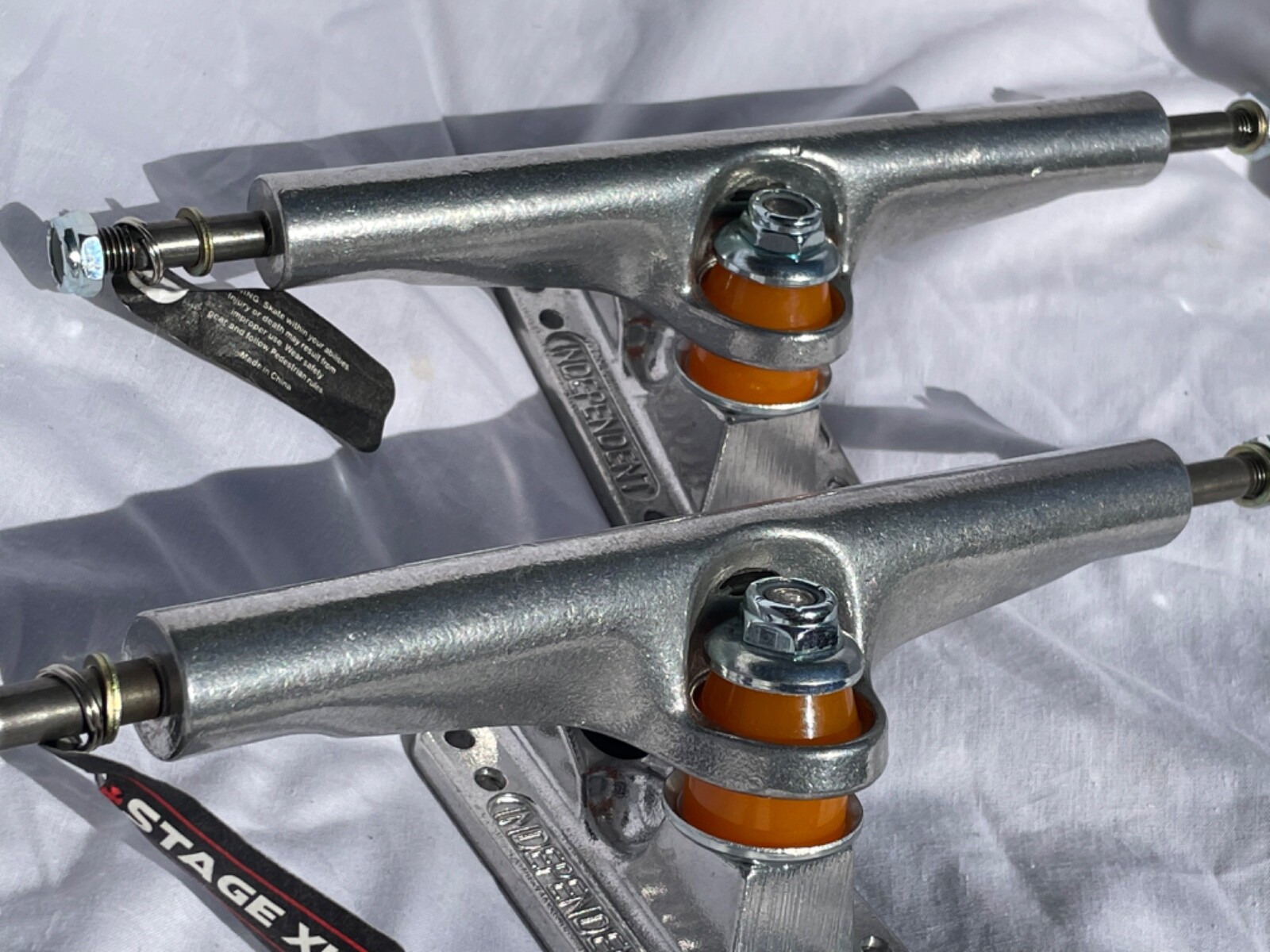 215 Independent skateboard trucks NEW old school, pool sized.