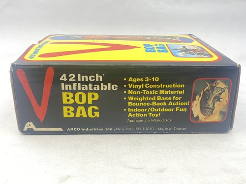 1984 ARCO V ENEMY VISITOR Warner Brothers BOP BAG 42" Sealed Box - Picture 5 of 12