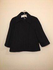 Cote Femme Black Wool Blend Jacket Women's Size 6