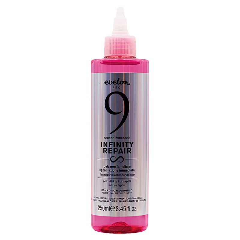 EVELON Pro INFINITY REPAIR Balsamo lamellare capelli 9 SEC acido ialur. 250ml