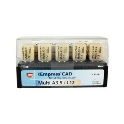 *5-Pieces* Ivoclar Vivadent Empress CAD For CEREC & inLab Multi A3.5/I 12 602595