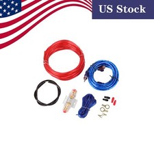 1500W Car Stereo Sub Kit 8 Gauge Wiring RCA Amp Cables