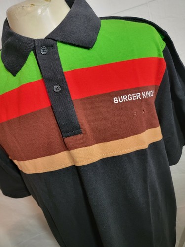 Black Burger King Employee Work Uniform 