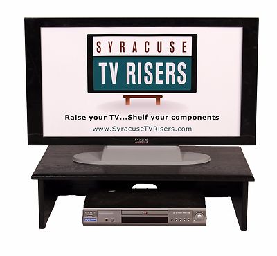 XX - LARGE BLACK TV RISER - Solid-36