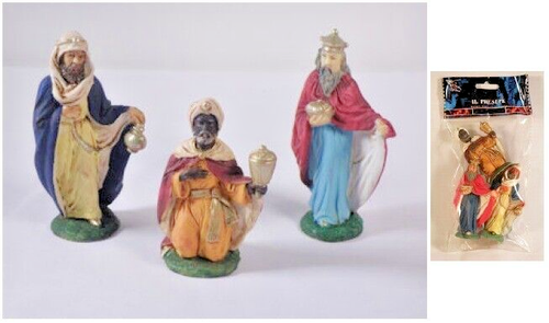 PRESEPE Ciulli-mario - Busta 3 RE MAGI - 7CM - Picture 2 of 2