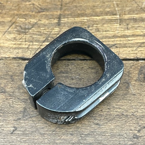 Vintage XS BMX Seatpost Clamp 30.0 29.5 Schwinn Black Collar Alloy Freestyle - Picture 7 of 11